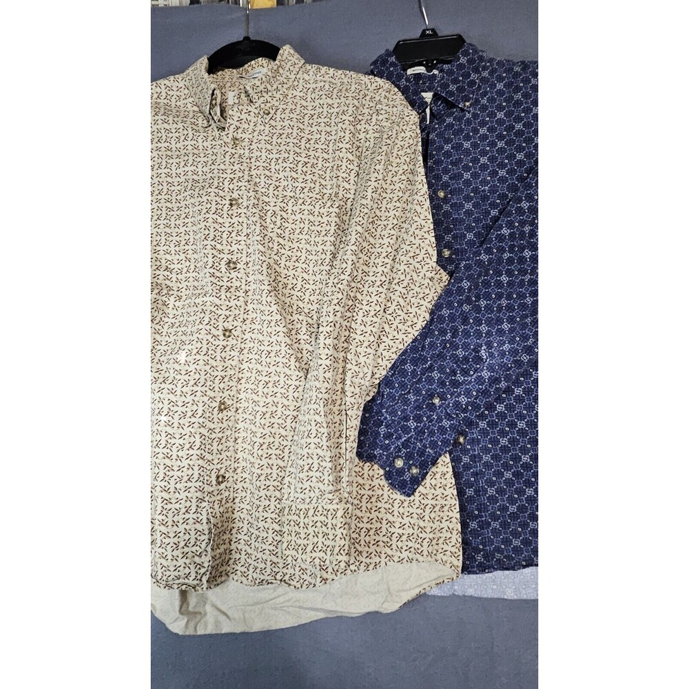 Natural Issues Mens Long Sleeve Shirts Lot Of 2 medium